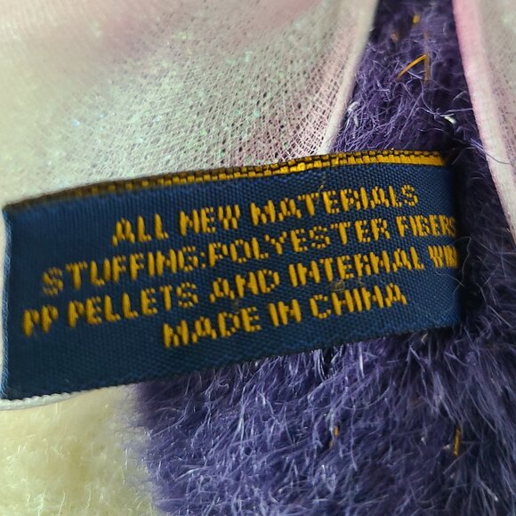 BOYDS BEAR FLORA B FLUTTERFLY PURPLE / WINGS/ ATENNA FROM 1988-2000 - Picture 12 of 15